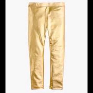 🌞Crewcuts Metallic Gold Leggings🌞